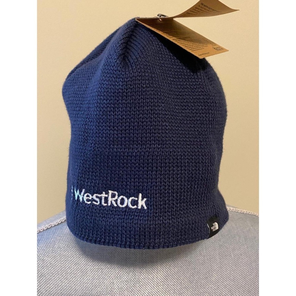 The North Face Beanie Hat West Rock New With Tag OSFM Mountain Urban Navy